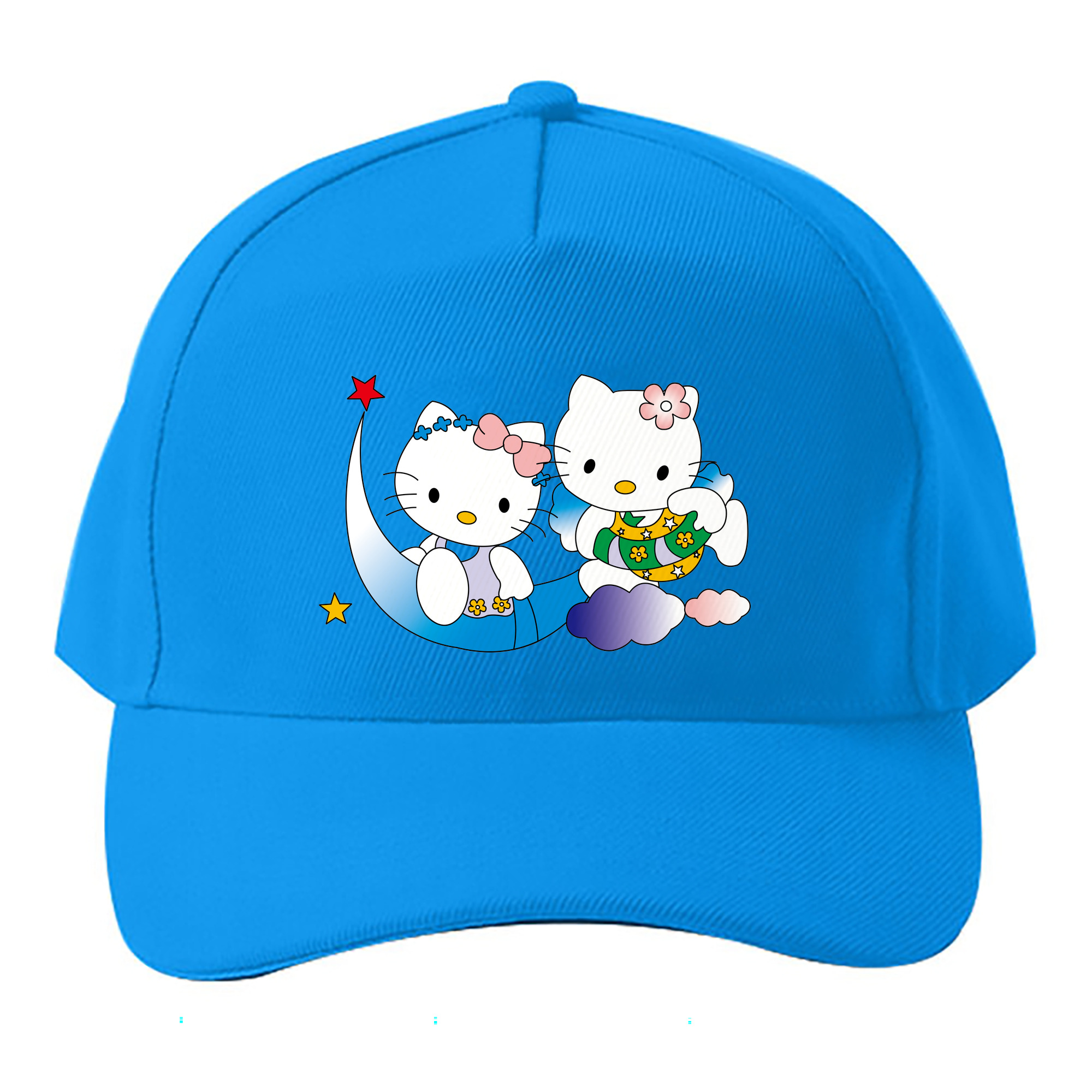 （画像用） Hello Kitty ハローキティ ベースボールキャップ 綿100％ 男女兼用 帽子 スポーツ